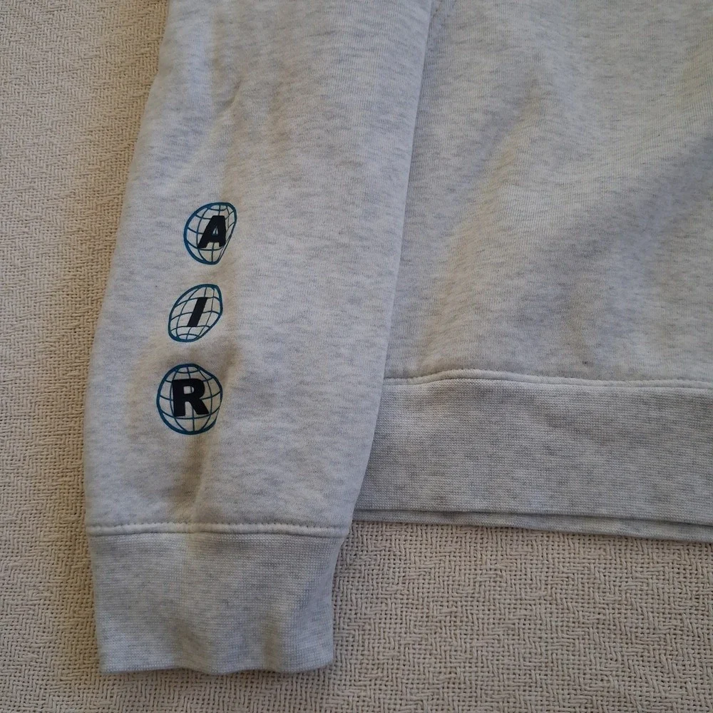 jordan essentials mountain large nike lacing beige hoodie streetwear athleisure